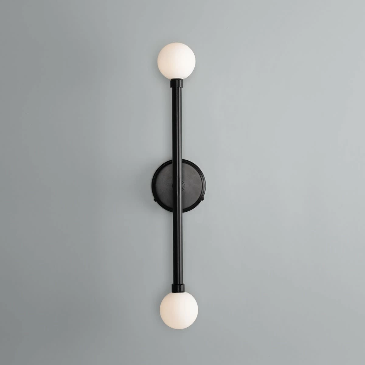 Monto Double Globe Slim Bathroom Wall Light 24" IP44 4 Monto Double Globe Slim Bathroom Wall Light 24" IP44 - Image 2