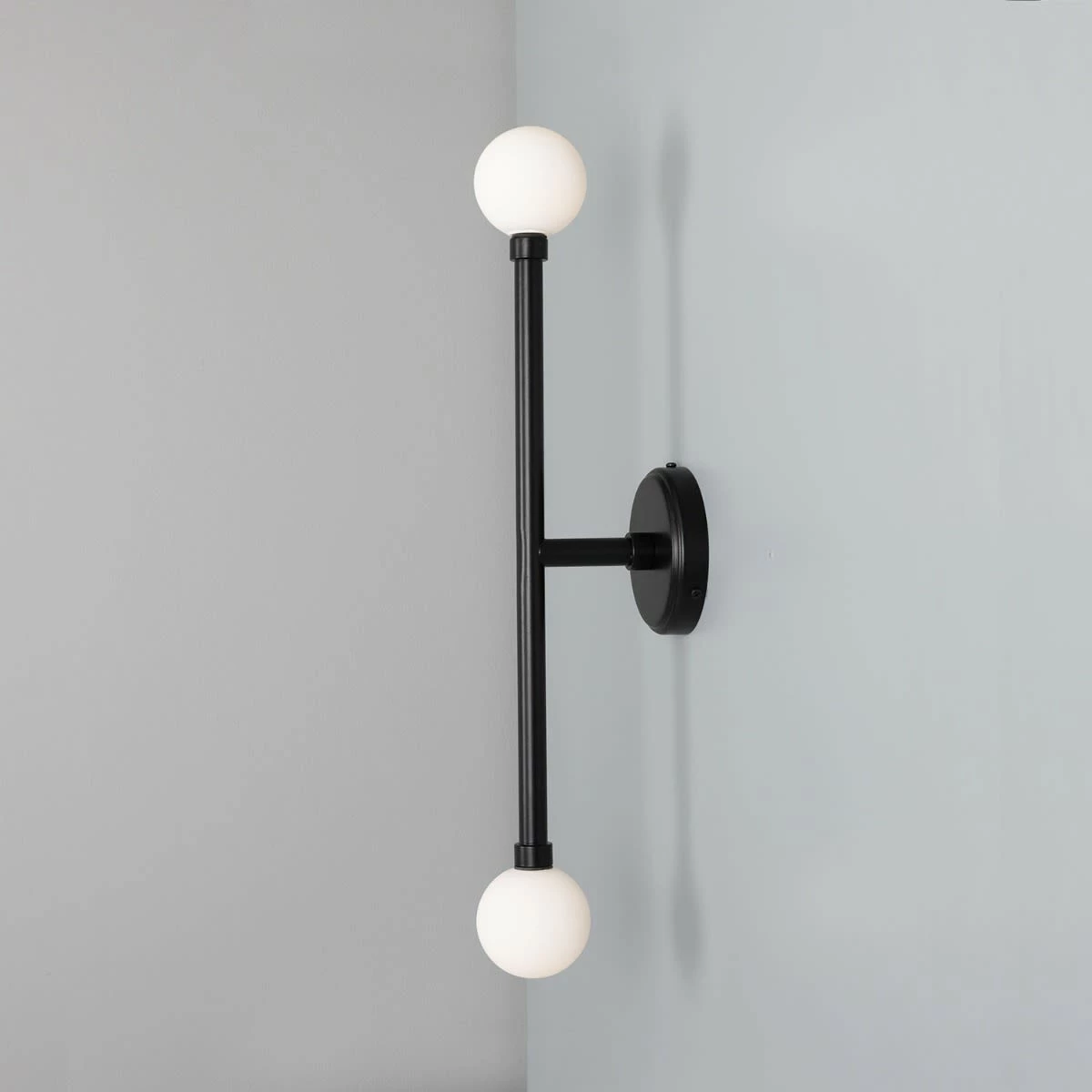Monto Double Globe Slim Bathroom Wall Light 24" IP44 6 Monto Double Globe Slim Bathroom Wall Light 24" IP44 - Image 4