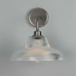 Mono Vintage Railway Glass Bathroom Wall Light 11.8" IP65 -Home-Lighting Sale mlbwl158antslv 1