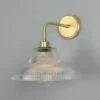 Mono Vintage Railway Glass Bathroom Wall Light 11.8" IP65 -Home-Lighting Sale mlbwl158satbrs