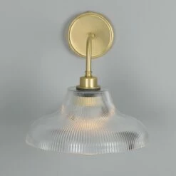 Mono Vintage Railway Glass Bathroom Wall Light 11.8" IP65 -Home-Lighting Sale mlbwl158satbrs 4