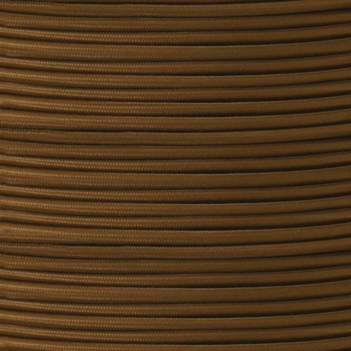 Brown Fabric Braided Cable, UL Listed, 2 Core Round 3 Brown Fabric Braided Cable, UL Listed, 2 Core Round