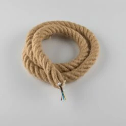 Rustic Jute Rope Cable, 3 Core -Home-Lighting Sale mlca073 4