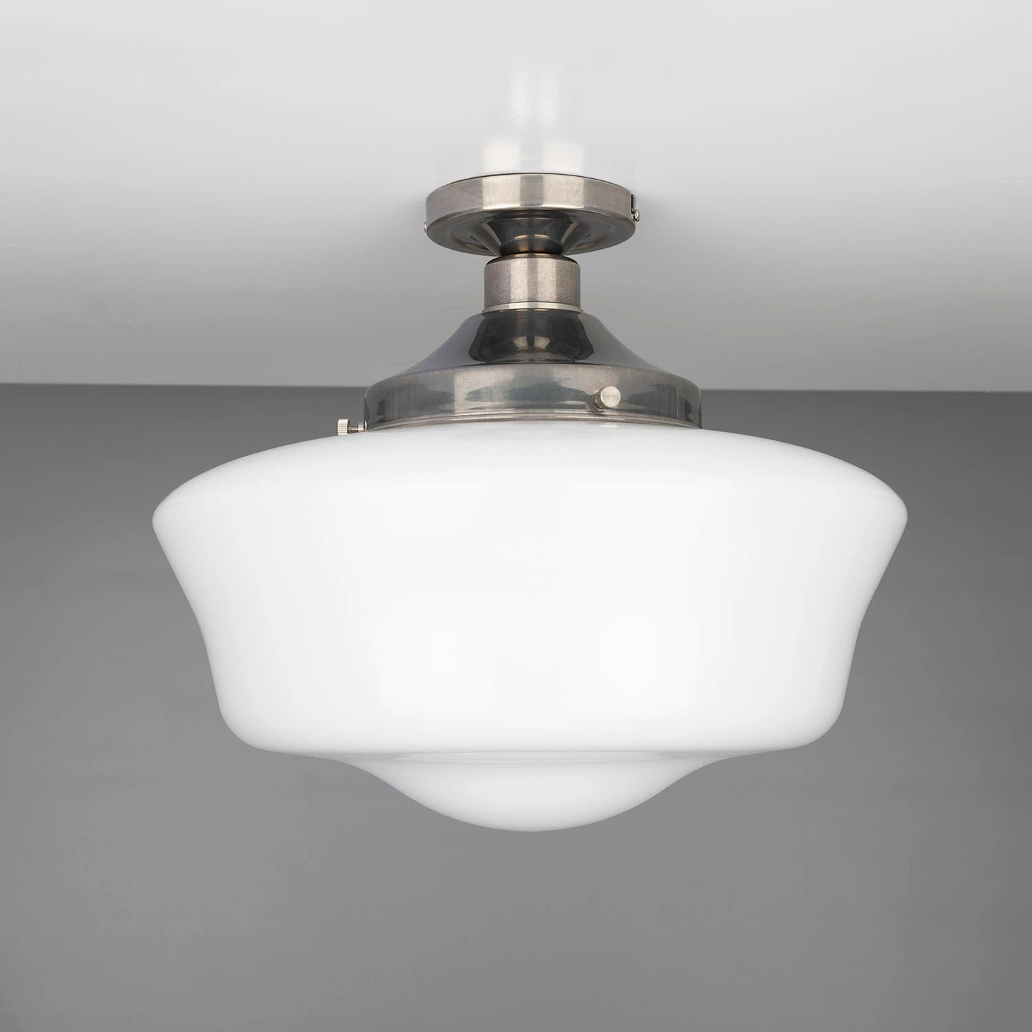 Schoolhouse Traditional Flush Ceiling Light 13.8" 6 Schoolhouse Traditional Flush Ceiling Light 13.8" - Image 4