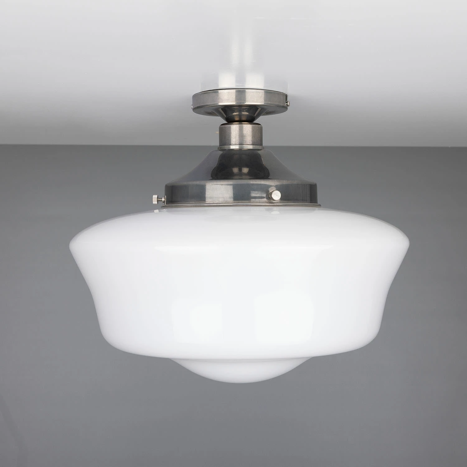 Schoolhouse Traditional Flush Ceiling Light 13.8" 5 Schoolhouse Traditional Flush Ceiling Light 13.8" - Image 3