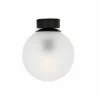 Venice Glass Globe Flush Ceiling Light 6.7" -Home-Lighting Sale mlcf117pcmbfr 4