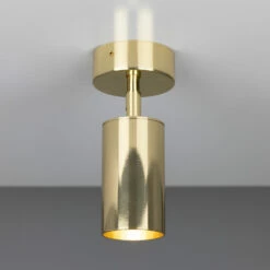 Evanston Directional Brass Ceiling Spot Light -Home-Lighting Sale mlcf121polbrs edit