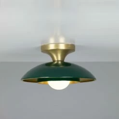 Marrakesh Art Deco Flush Ceiling Light 9.8"