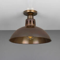 Paris Industrial Flush Ceiling Light 11.8"
