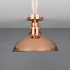 Berlin Vintage Copper Flush Ceiling Light 11.8" 5 Berlin Vintage Copper Flush Ceiling Light 11.8" -Home-Lighting Sale mlcf38polcop 1