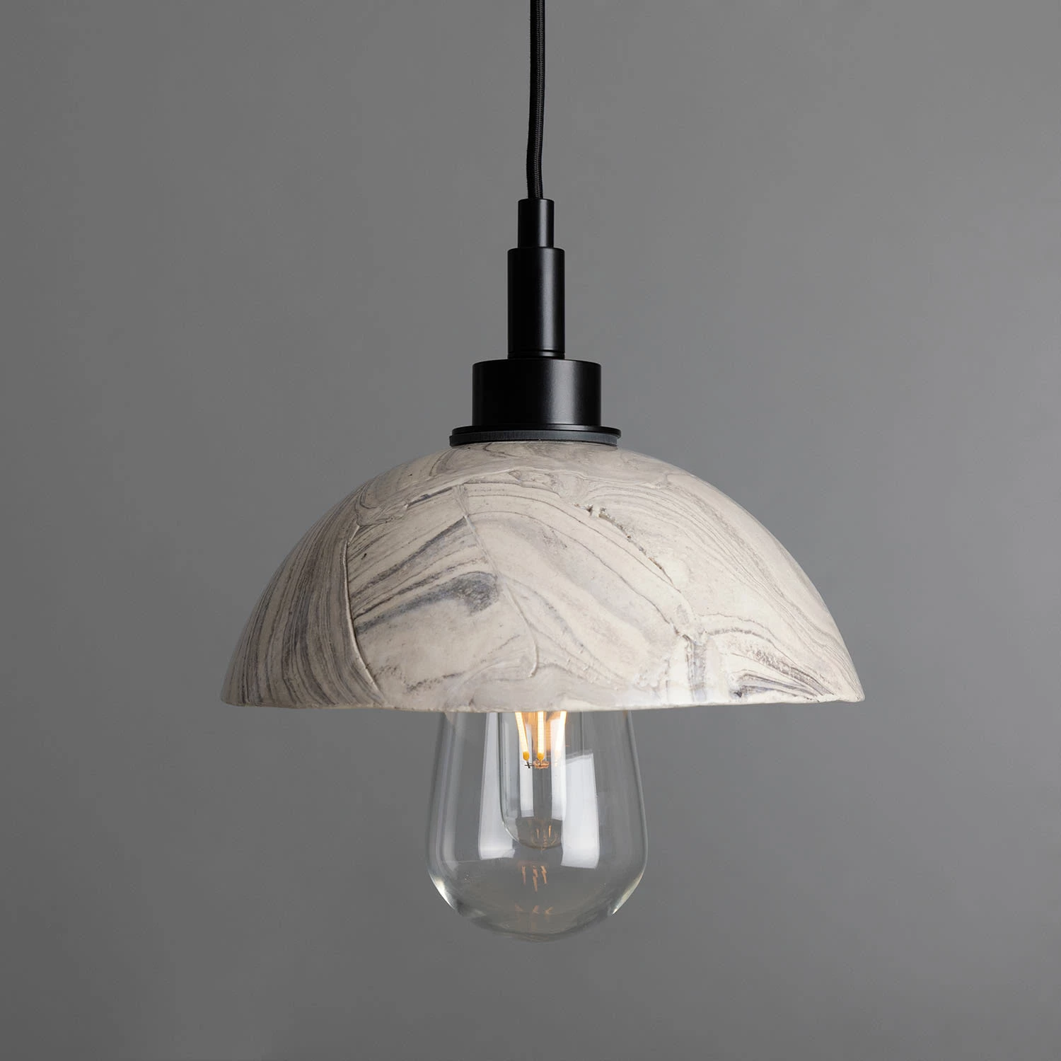 Kingii Marbled Ceramic Dome Bathroom Pendant Light 7.9" IP44 3 Kingii Marbled Ceramic Dome Bathroom Pendant Light 7.9" IP44