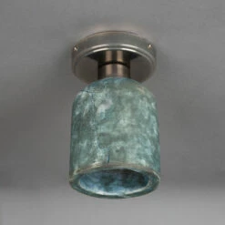 Osier Organic Ceramic Ceiling Light 4.5", Blue Earth -Home-Lighting Sale mlcmcf009antslv 1