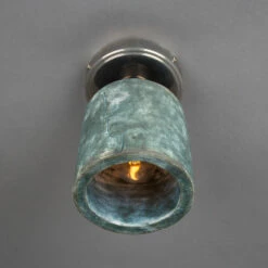 Osier Organic Ceramic Ceiling Light 4.5", Blue Earth -Home-Lighting Sale mlcmcf009antslv 2