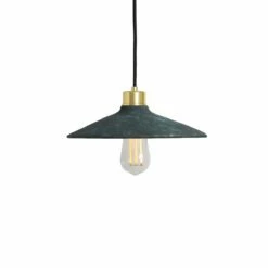 Pyrus Organic Ceramic Pendant Light 11", Blue Earth -Home-Lighting Sale mlcmp010polbrs pyrus ceramic pendant blue earth