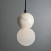 Rosa Marbled Ceramic Glass Globe Pendant Light 1 Rosa Marbled Ceramic Glass Globe Pendant Light -Home-Lighting Sale mlcmp035