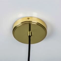 Rivale Pendant Light With Wavy Ceramic Shade, Matte White Striped -Home-Lighting Sale mlcmp056polbrs 3