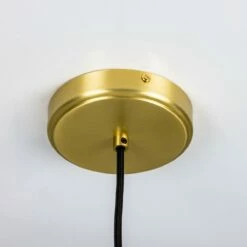 Rivale Pendant Light With Wavy Ceramic Shade, Blue Earth -Home-Lighting Sale mlcmp059satbrs 3