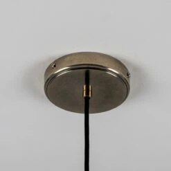 Tilia Organic Ceramic Cone Pendant Light 11", Matte White Striped 34 Tilia Organic Ceramic Cone Pendant Light 11", Matte White Striped -Home-Lighting Sale mlcmp067antslv 3 1