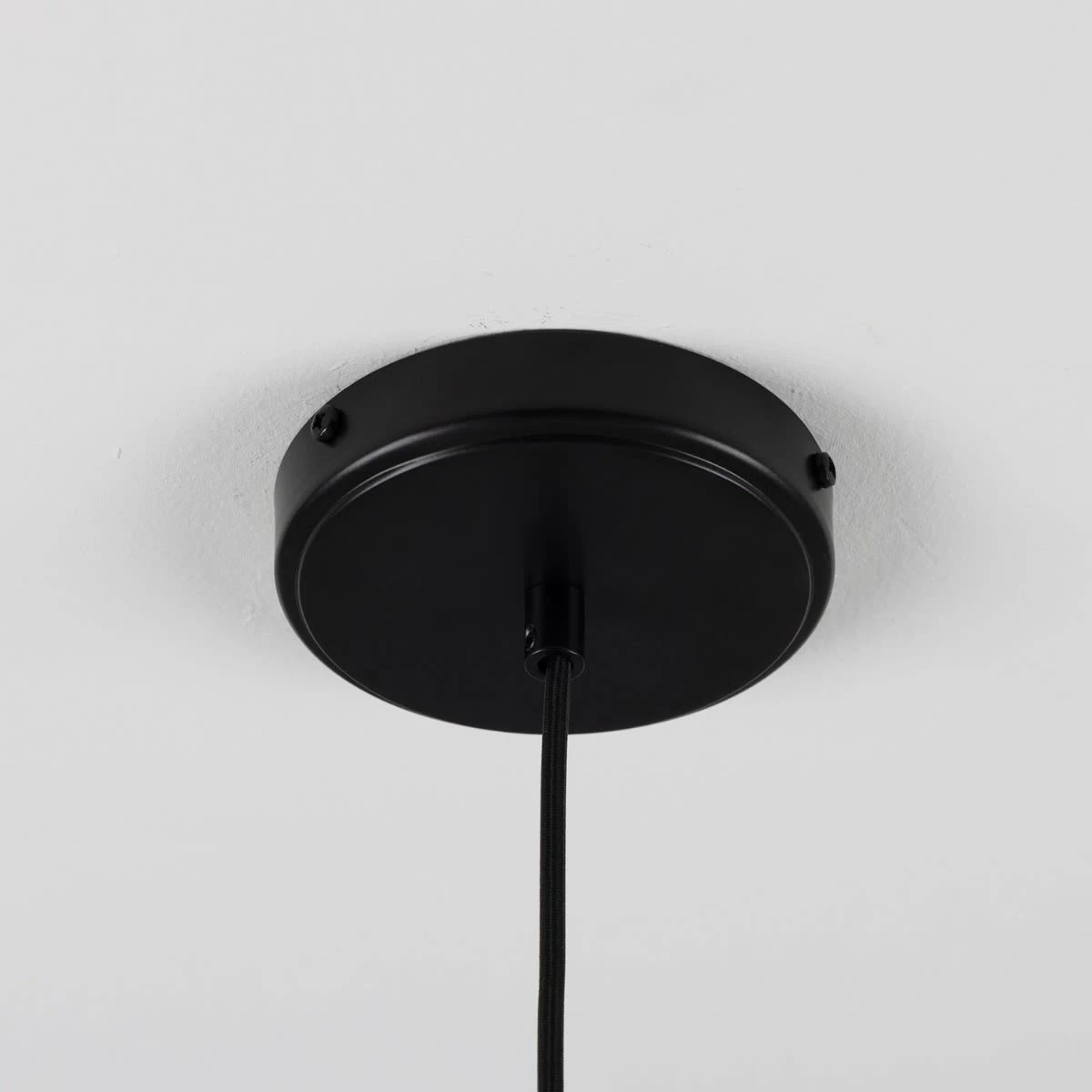 Tilia Organic Ceramic Cone Pendant Light 11", Matte White Striped 6 Tilia Organic Ceramic Cone Pendant Light 11", Matte White Striped - Image 4