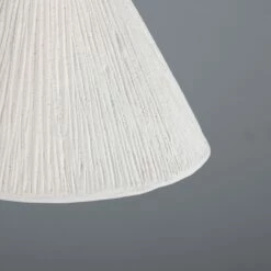 Tilia Organic Ceramic Cone Pendant Light 11", Matte White Striped 26 Tilia Organic Ceramic Cone Pendant Light 11", Matte White Striped -Home-Lighting Sale mlcmp067pcmbk 4 1