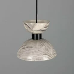 Nakaii Marbled Ceramic Pendant Light 7.9" -Home-Lighting Sale mlcmp068pcmbk 2