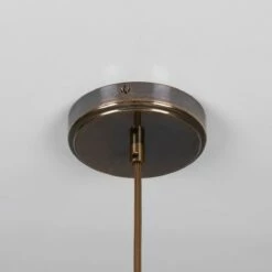 Nakaii Organic Ceramic Pendant Light 7.9", Red Iron -Home-Lighting Sale mlcmp071antbrs nakaii 3