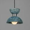 Nakaii Organic Ceramic Pendant Light 7.9", Blue Earth -Home-Lighting Sale mlcmp072antslv