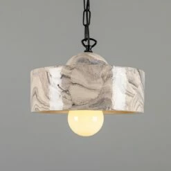 Seville Marbled Ceramic Mid-Century Modern Pendant Light -Home-Lighting Sale mlcmp079pcmbk 4