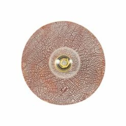 Bog Oak Organic Ceramic Disc Wall Light, Red Iron -Home-Lighting Sale mlcmwl002satbrs