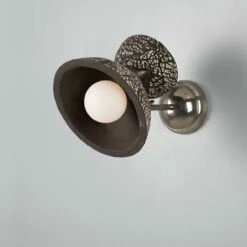 Nakaii Organic Ceramic Wall Light, Black Clay -Home-Lighting Sale mlcmwl037antslv 3
