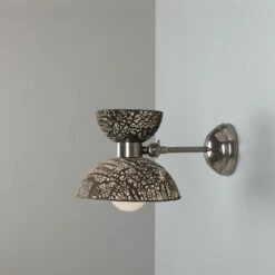 Nakaii Organic Ceramic Wall Light, Black Clay -Home-Lighting Sale mlcmwl037antslv 4