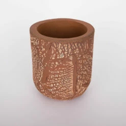 Osier Ceramic Cylinder Lamp Shade, Red Iron 4.5" -Home-Lighting Sale mlcs006 2