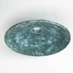 Pyrus Ceramic Lamp Shade, Blue Earth 10.6" 7 Pyrus Ceramic Lamp Shade, Blue Earth 10.6" -Home-Lighting Sale mlcs011 1