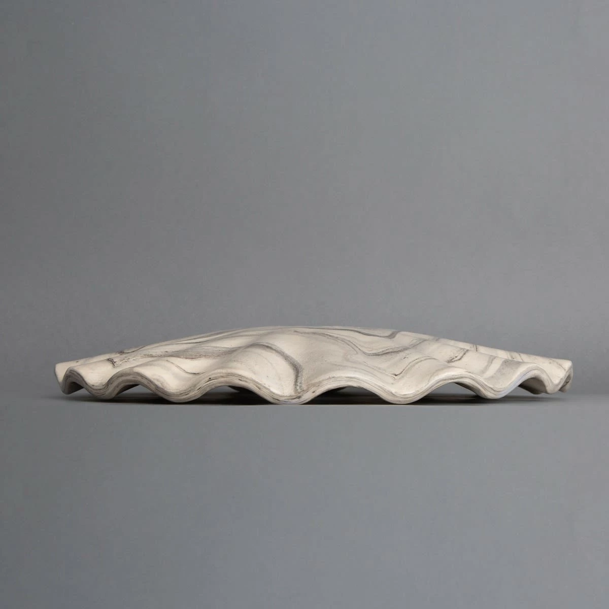 Kapok White And Black Marble Ceramic Lamp Shade 10.6" 4 Kapok White And Black Marble Ceramic Lamp Shade 10.6" - Image 2