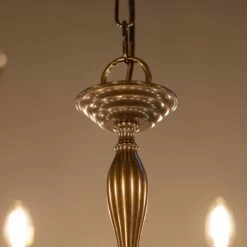 Flemish Candle-Style Brass Three-Tier Chandelier, 32-Light 20 Flemish Candle-Style Brass Three-Tier Chandelier, 32-Light -Home-Lighting Sale mlf019antbrs 4