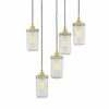 Jam Jar Pendant Cluster, Five Light -Home-Lighting Sale mlf182satbrs