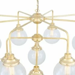 Rome Mid-Century Three-Tier Globe Chandelier, 13-Light -Home-Lighting Sale mlf191cl 7
