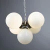 Yaounde Small Opal Globe Chandelier, Five Light -Home-Lighting Sale mlf203antslv 1