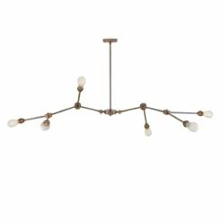 Ottawa Modern Industrial Chandelier, Six-Arm -Home-Lighting Sale mlf204antbrs 1