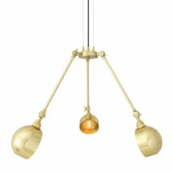 Neiva Vintage Adjustable Chandelier, Three-Arm -Home-Lighting Sale mlf209polbrs 3