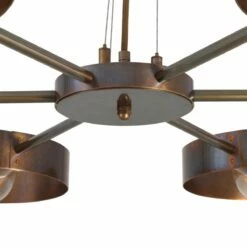Fossa Modern Industrial Chandelier, Six-Arm -Home-Lighting Sale mlf294antbrs 5