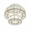 Santa Fe Large Three Ring Chandelier