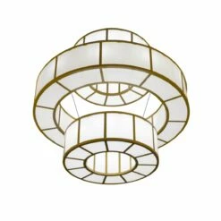 Santa Fe Large Three Ring Chandelier