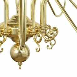 Flemish Candle-Style Brass Two-Tier Chandelier, 20-Light -Home-Lighting Sale mlf323 4