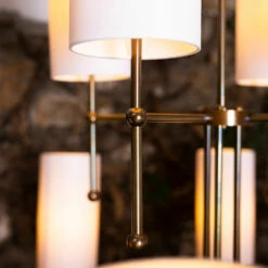 Arizona Modern Brass Two-Tier Chandelier, 12-Arm -Home-Lighting Sale mlf342antbrs 3