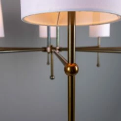 Arizona Modern Brass Two-Tier Chandelier, 12-Arm -Home-Lighting Sale mlf342antbrs 6