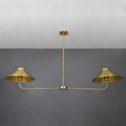 Princeton Modern Brass Island Chandelier -Home-Lighting Sale mlf347satbrs 1