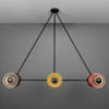 Eclipse Multicoloured Holophane Glass Dish Chandelier -Home-Lighting Sale mlf348pcmbk 1