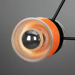 Eclipse Multicoloured Holophane Glass Dish Chandelier -Home-Lighting Sale mlf348pcmbk 6