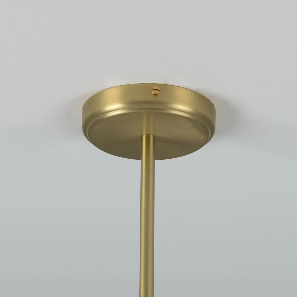 Casablanca Modern Open Glass Globe Mini Chandelier With Disc, Three-Light 15 Casablanca Modern Open Glass Globe Mini Chandelier With Disc, Three-Light - Image 13